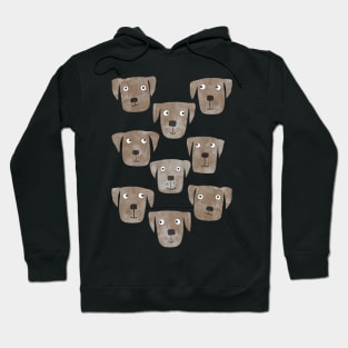 Chocolate Labrador Retriever Dogs Hoodie